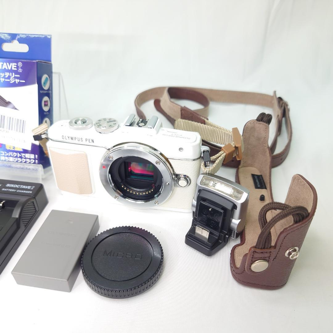 OLYMPUS PEN E-PL7 ホワイト ショット数808 オリンパス