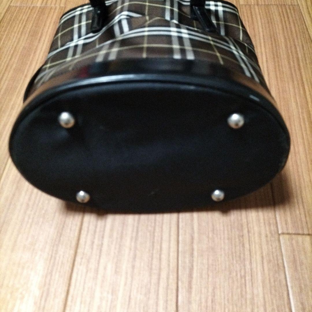 Burberrys ブルーレーベル チェック柄トートバッグ ショルダーバケツ
