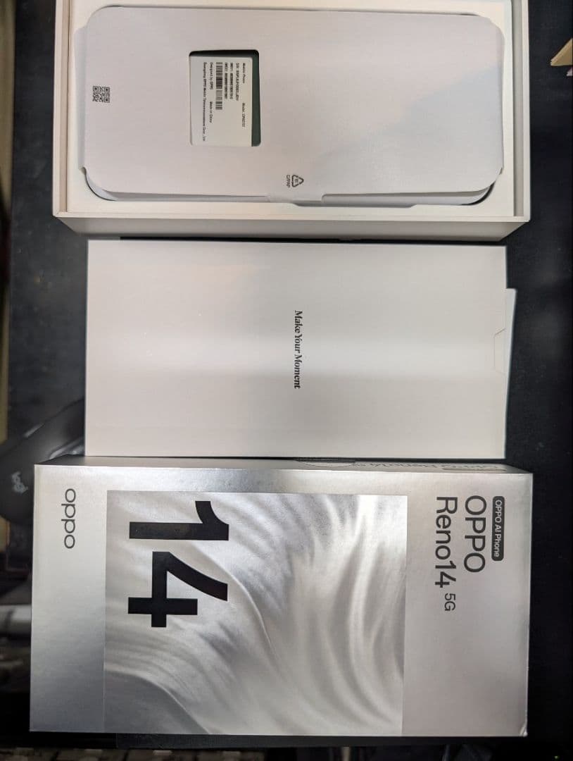 【未使用】OPPO Reno14 5G CPH2737 SIMフリー