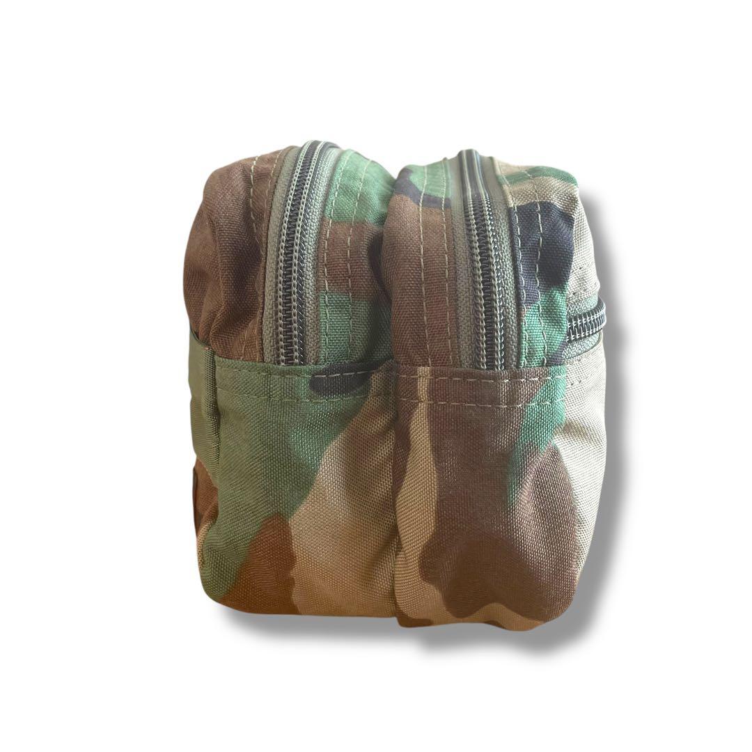 【希少/USA製】ブリーフィング ポーチ 迷彩 ウッドランドカモ ナイロン