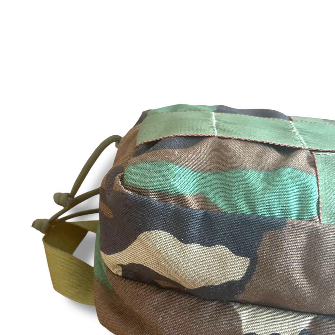 【希少/USA製】ブリーフィング ポーチ 迷彩 ウッドランドカモ ナイロン