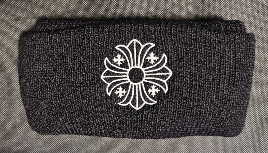 CHROME HEARTS ブラック ニット帽　新品未使用　正規品