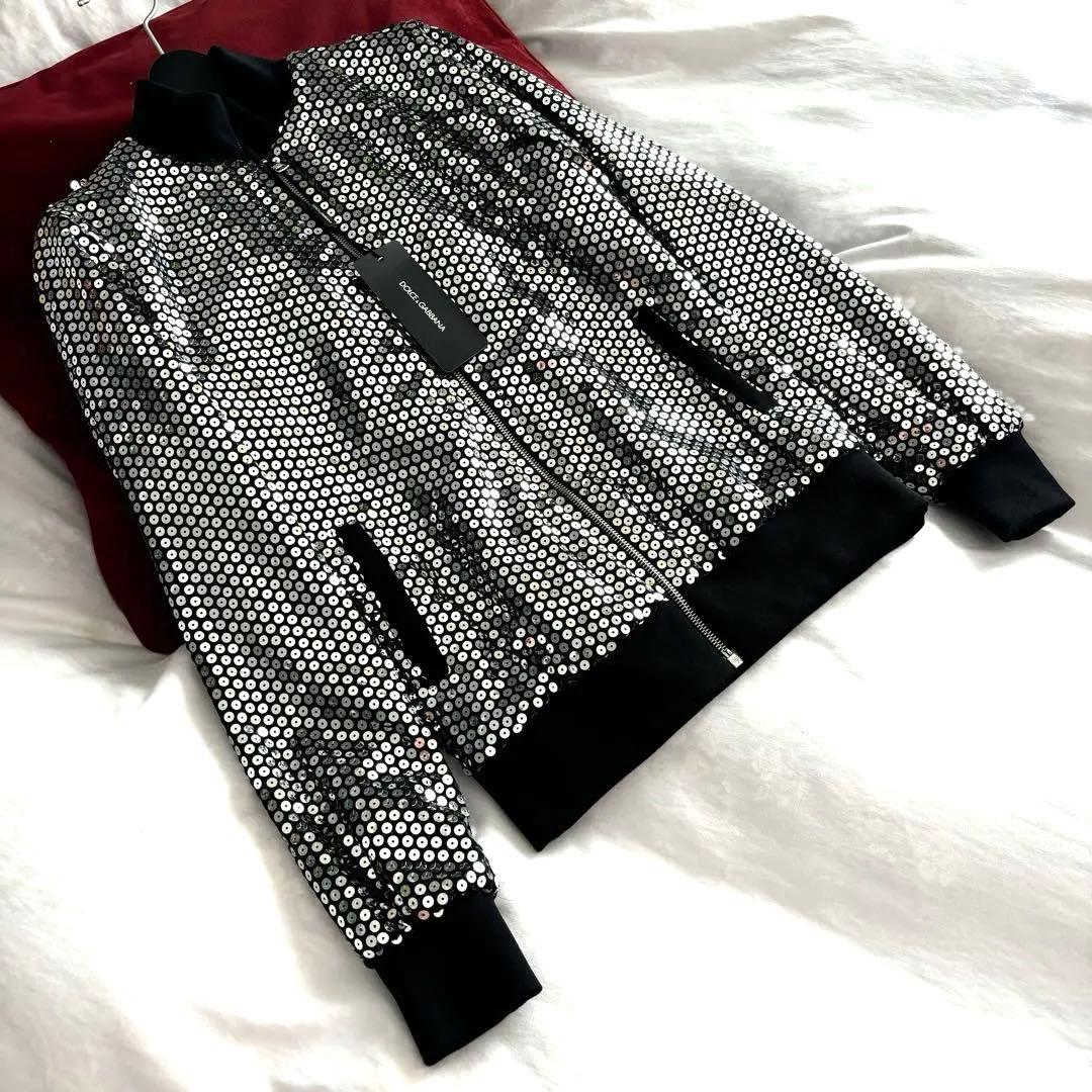 ■未使用品 ドルチェ＆ガッバーナ ボンバージャケット/ブルゾン・スパンコール