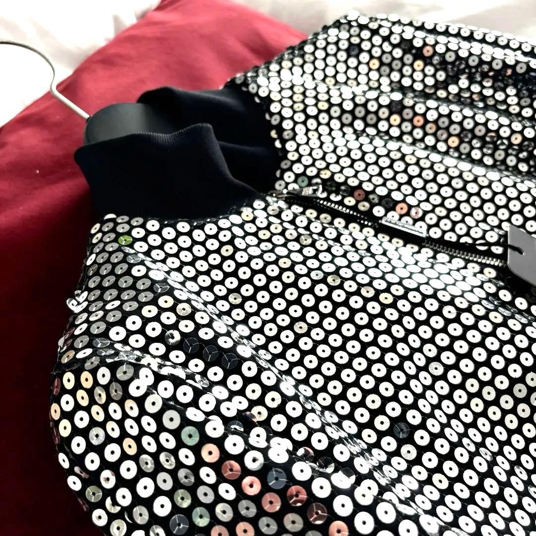 ■未使用品 ドルチェ＆ガッバーナ ボンバージャケット/ブルゾン・スパンコール