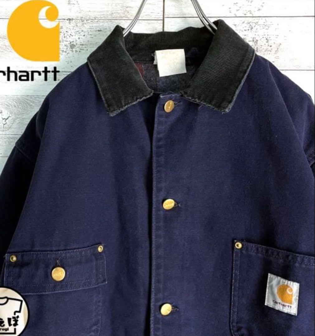Carhartt ネイビー カバーオール