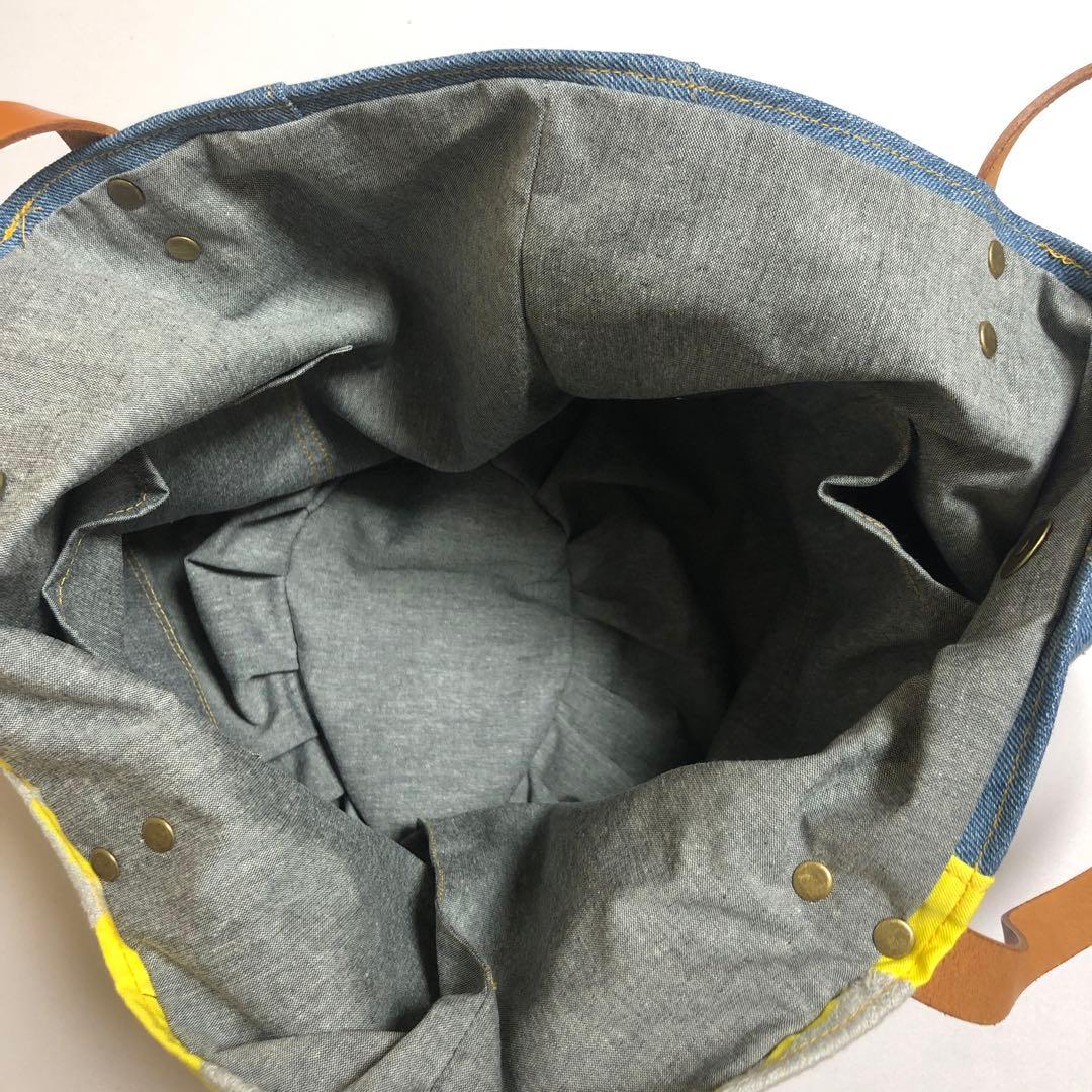 ミナペルホネン ＊ハンドメイド　Poco bag 《ランランラン》リメイクデニム