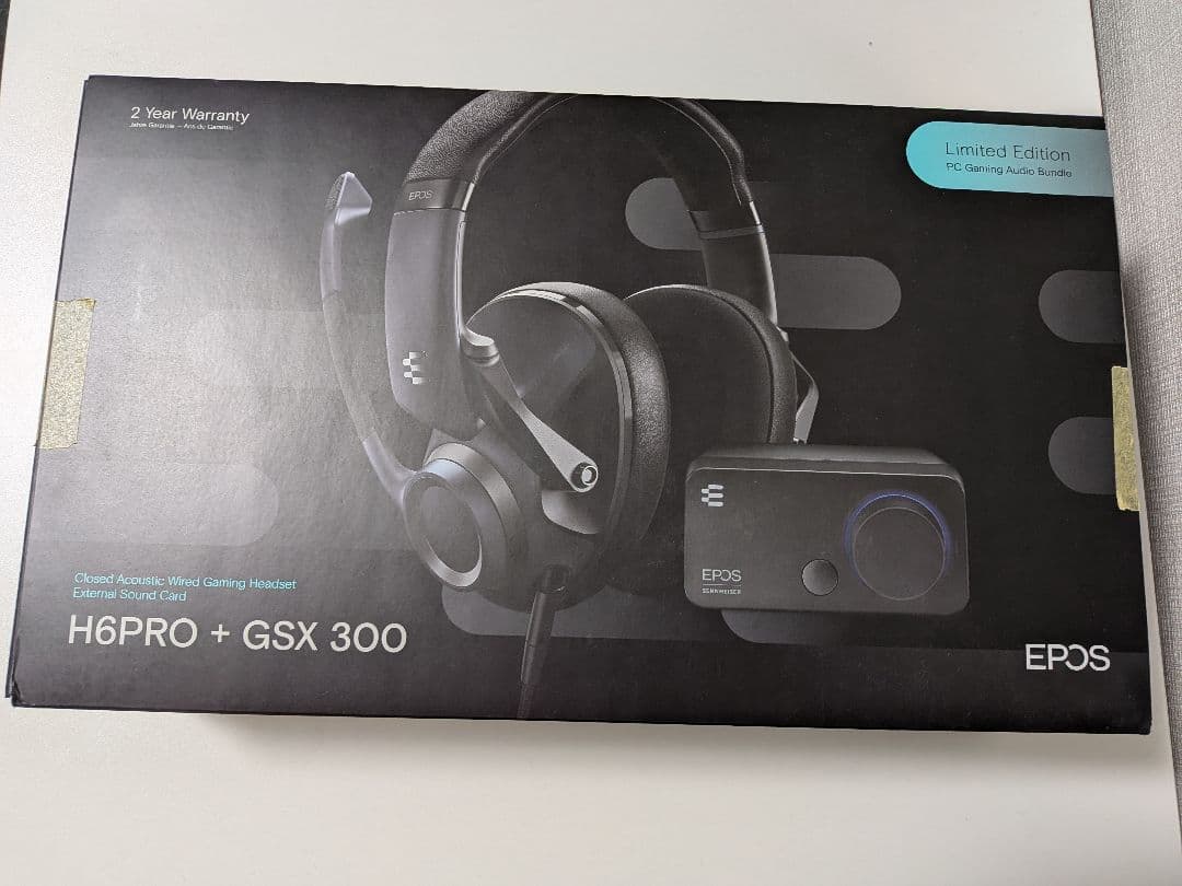 【美品】EPOS H6PRO 密閉型 + GSX300 ゲーミングアンプ