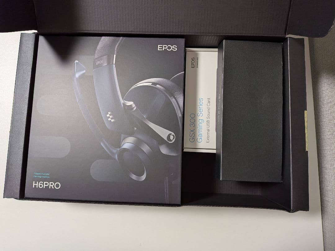 【美品】EPOS H6PRO 密閉型 + GSX300 ゲーミングアンプ