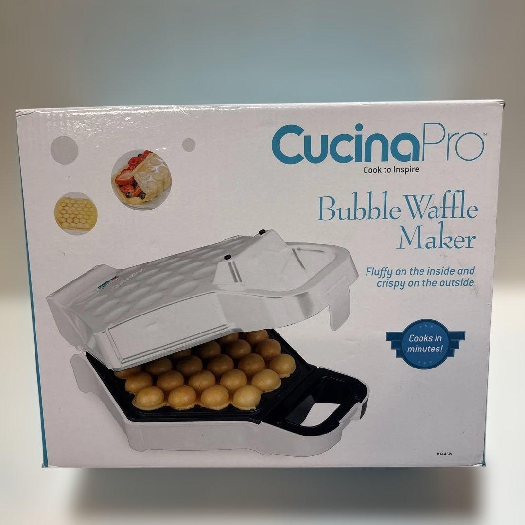 新品未使用CucinaPro バブルワッフルメーカー