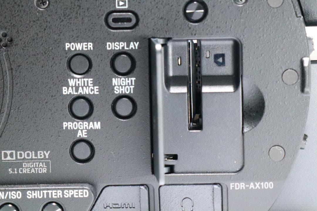 SONY FDR-AX100 4Kビデオカメラ 美品 動作品