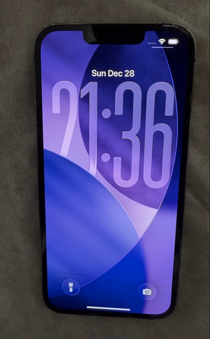 iPhone 13 Pro 256GB 背面/画面割れlightning充電不可