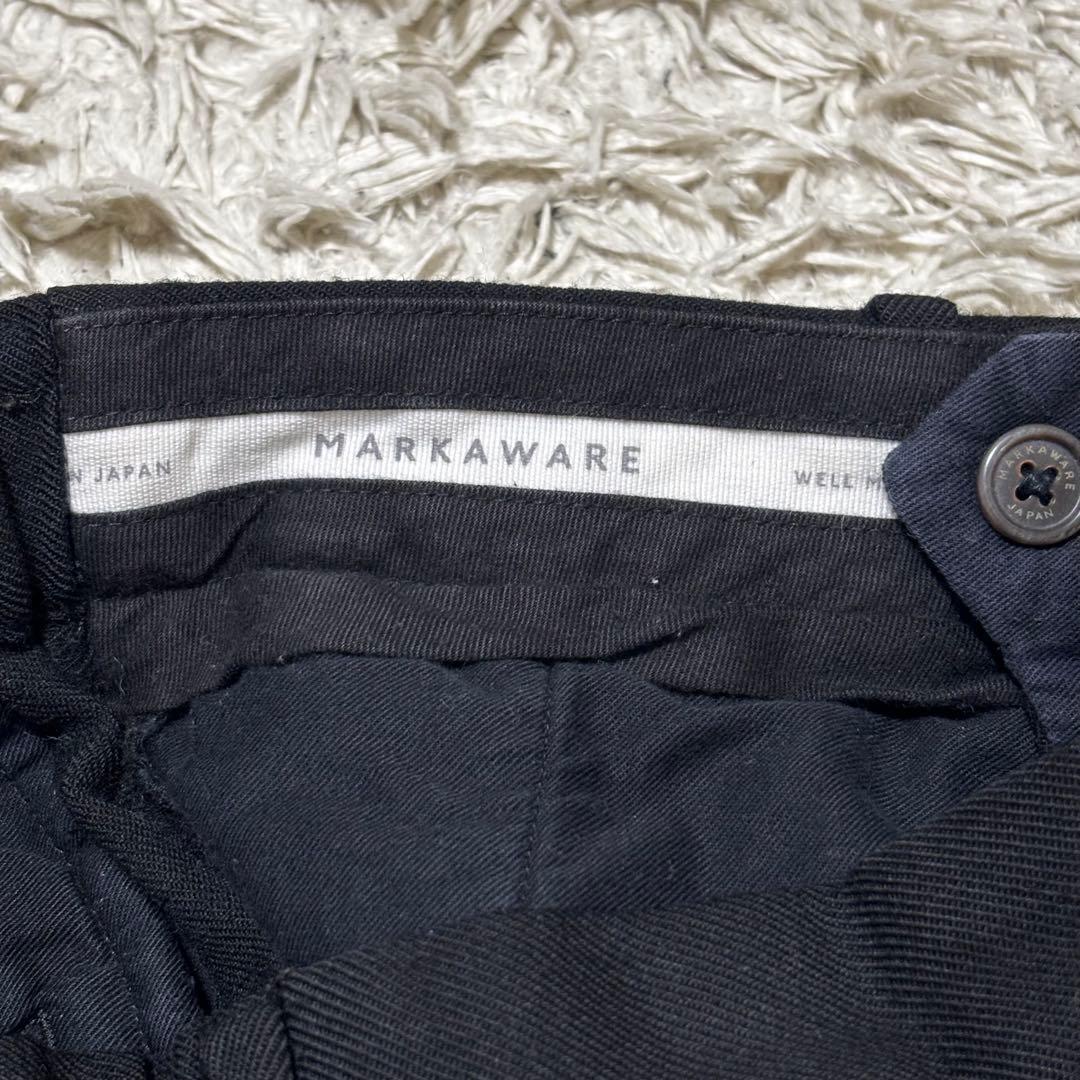 MARKAWARE プリーツフロントペグトップサバイバルクロス スラックス 1