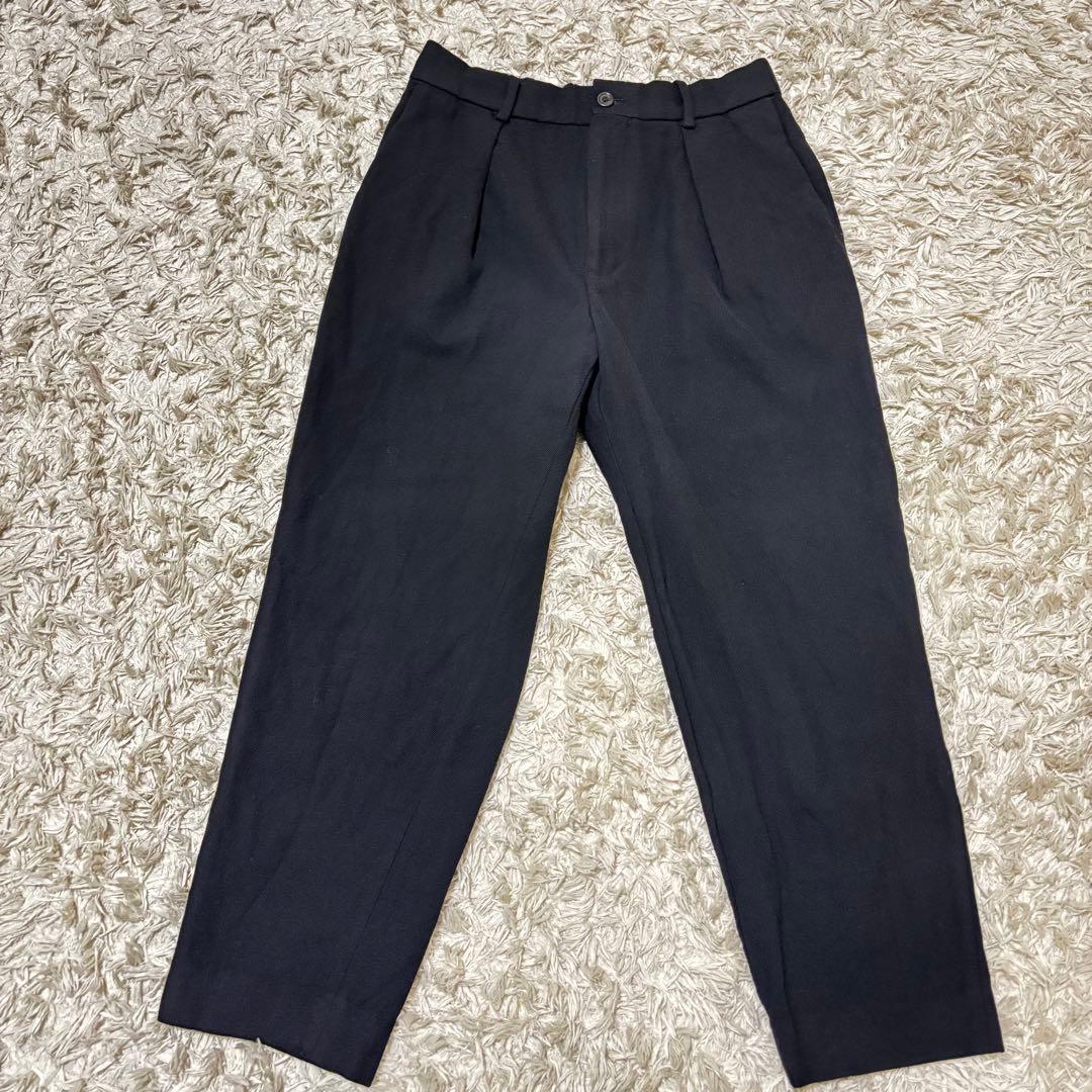 MARKAWARE プリーツフロントペグトップサバイバルクロス スラックス 1