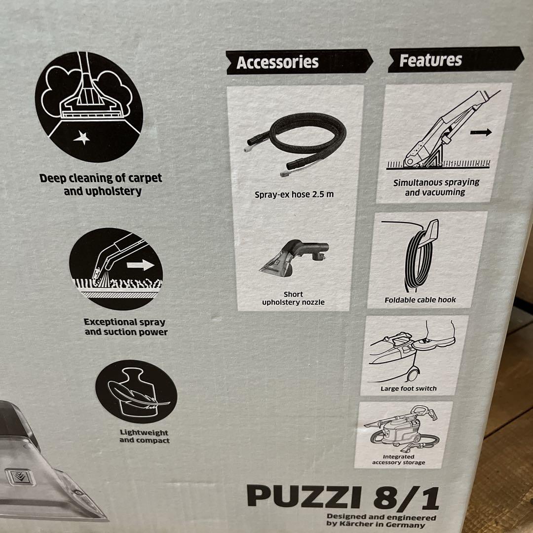 2回使用！KARCHER PUZZI8/1 業務用カーペットリンサー
