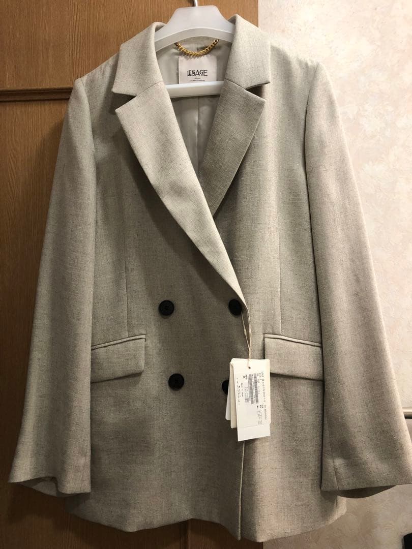 L'ESSAGE/ジャーナルスタンダード ベージュ テーラードジャケット