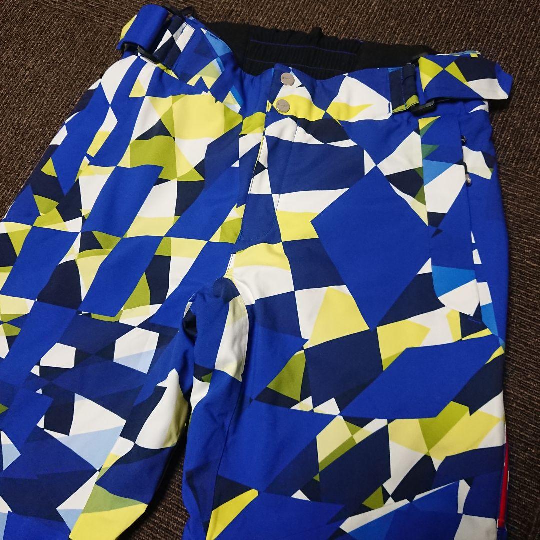 送料無料【Phenix】幾何学模様スキーパンツ M デモ　技術選　demo