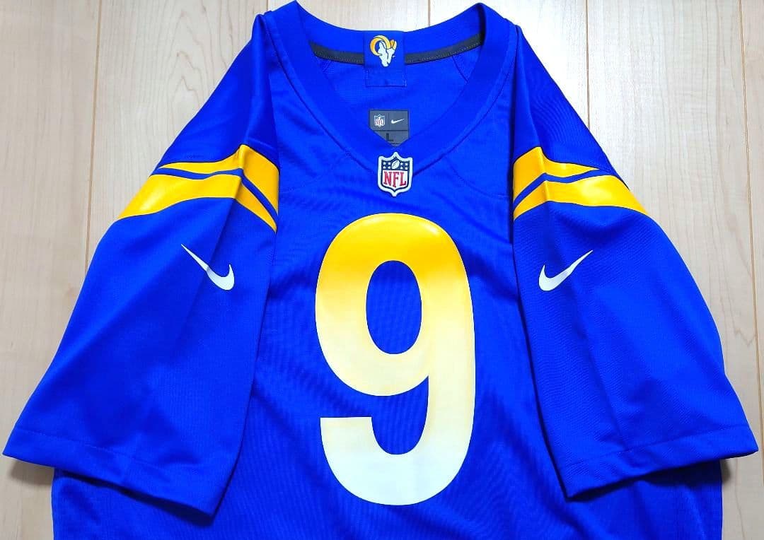 NFL ラムズ マシュー・スタッフォード NIKE レプリカジャージ【LG】