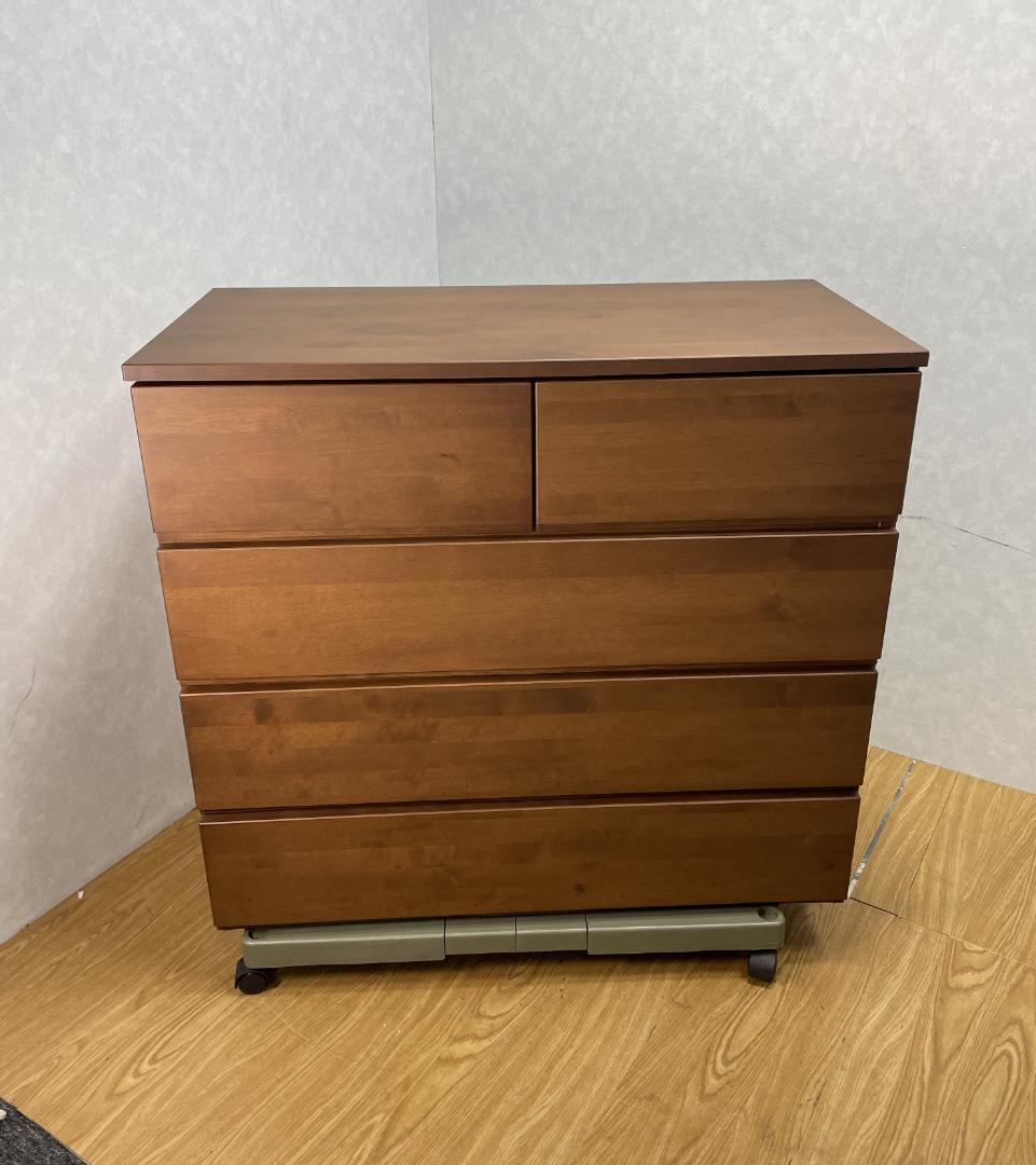 K♢1090 無印良品 バーチ材チェスト