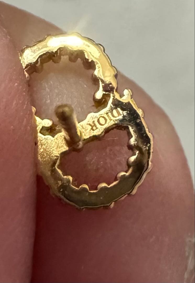 まるDior ピアス(片耳用) ゴールド