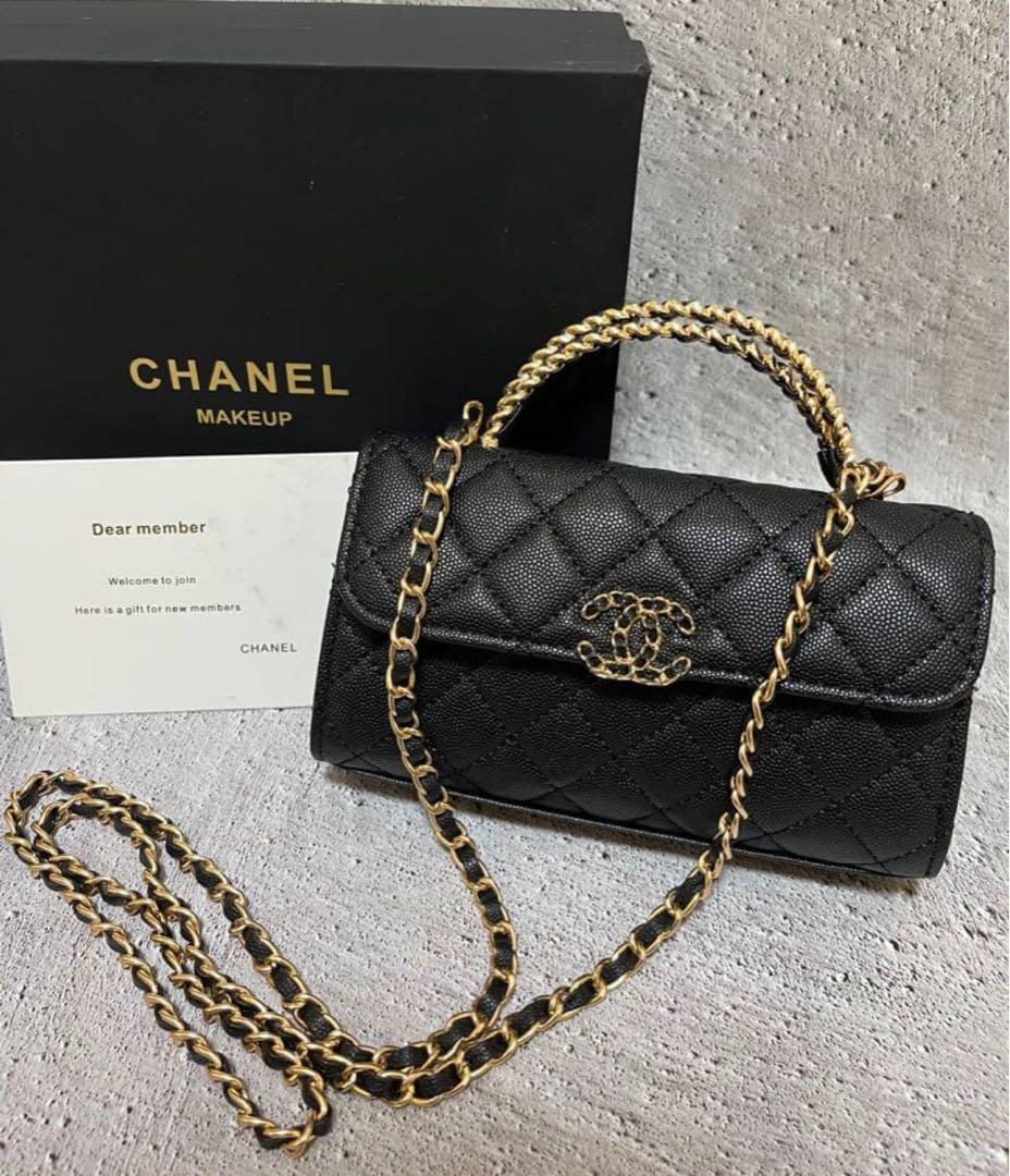 【新品未使用】CHANELブラック キルティング ショルダーバッグ
