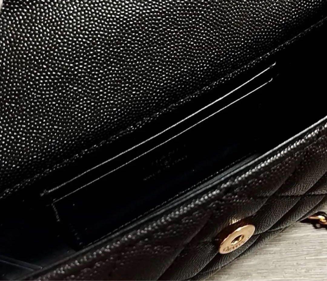 【新品未使用】CHANELブラック キルティング ショルダーバッグ