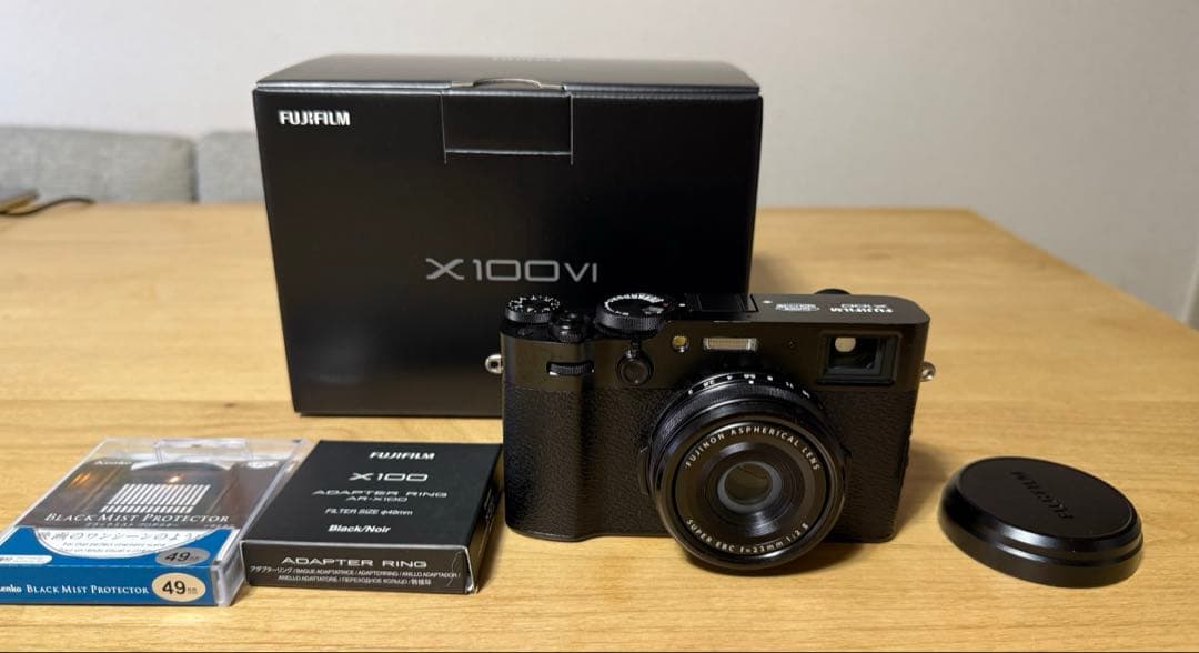 Fujifilm X100VI ブラックミストプロテクトフィルター