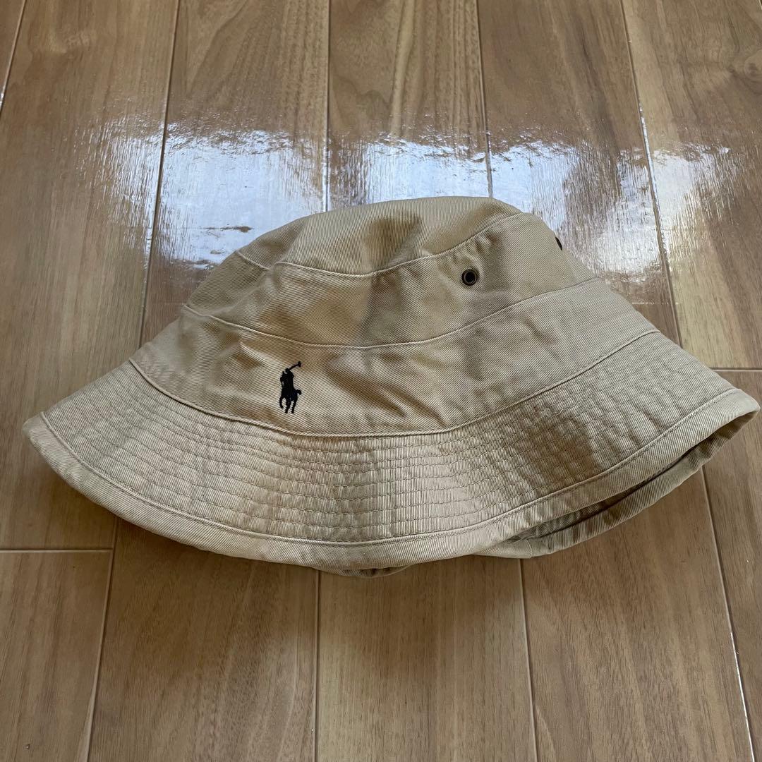 90s Polo Ralph Lauren バケハ XL ベージュ usa製