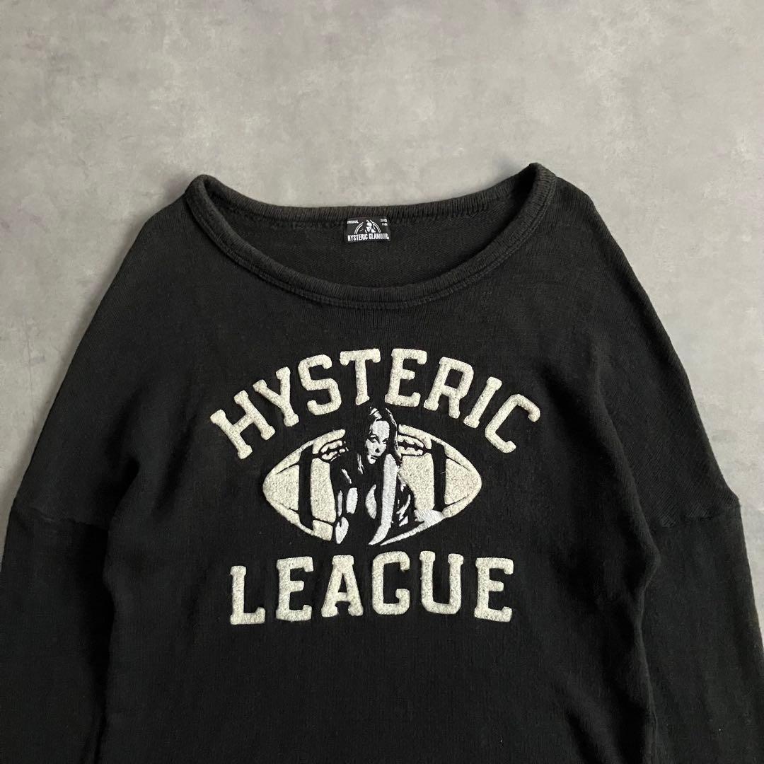 00s y2k HYSTERIC GLAMOUR サーマル ニット カットソー