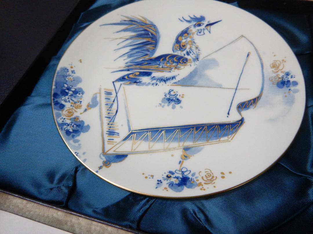 Meissen 　皿　 ニワトリ　マイセン　干支プレート　2005　185ｍｍ