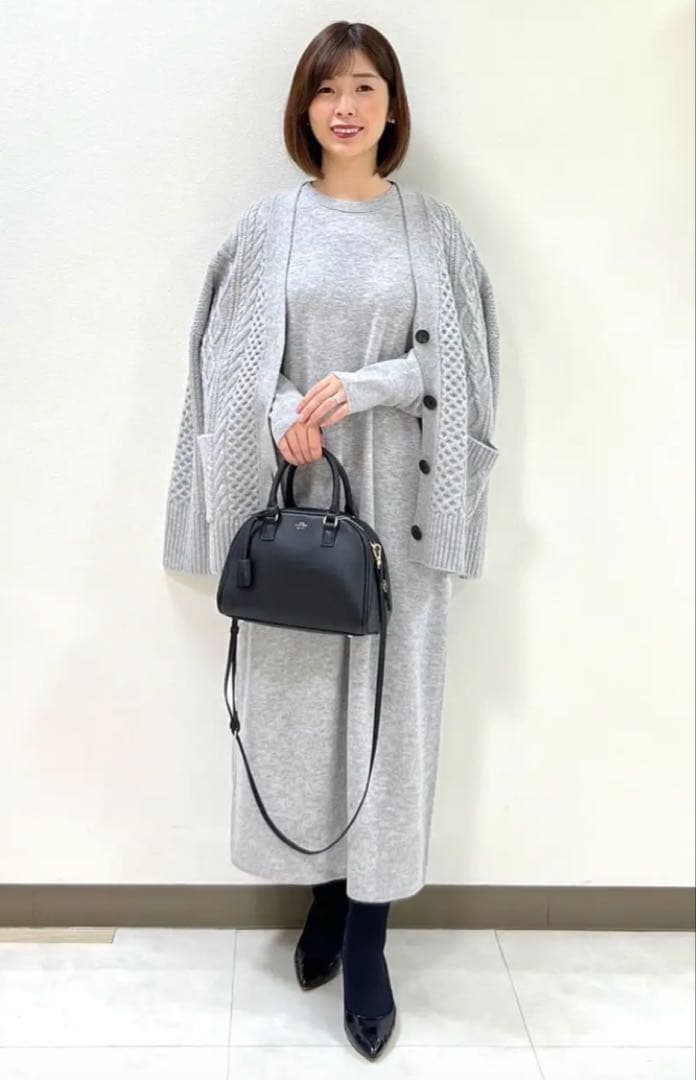 完売　2023年　23区　ウールカシミヤ ニットワンピース　¥28,600