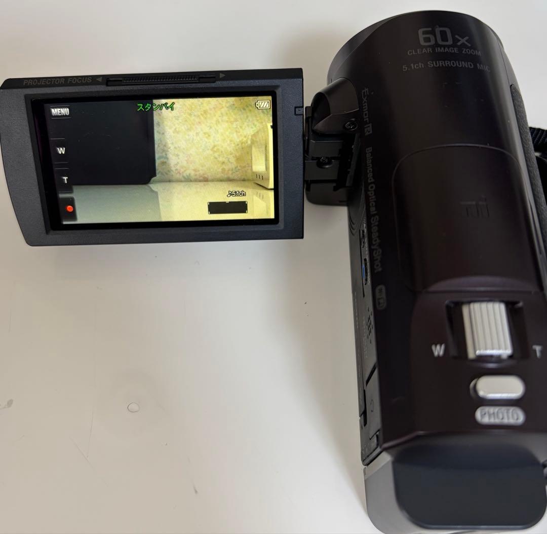 SONY HDR-PJ670 ビデオカメラブラウン 64GmSDカード➕ケース付