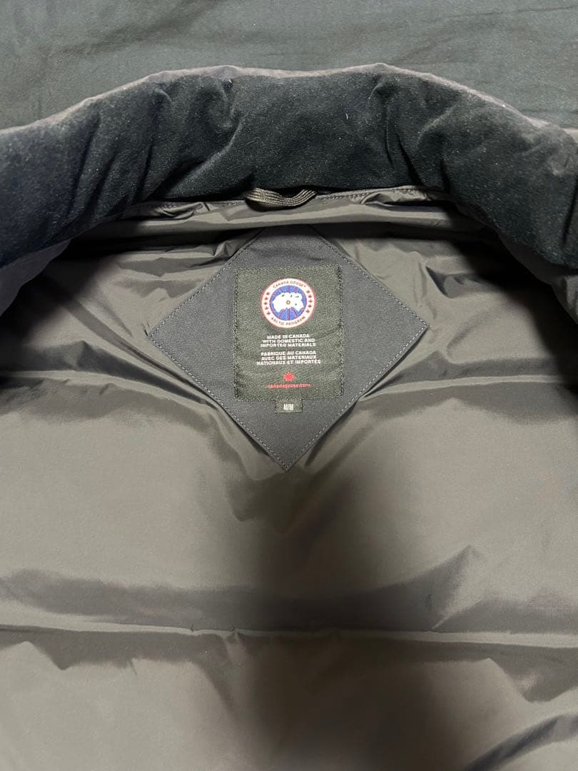 カナダグース ベスト M/M ネイビー フリースタイル