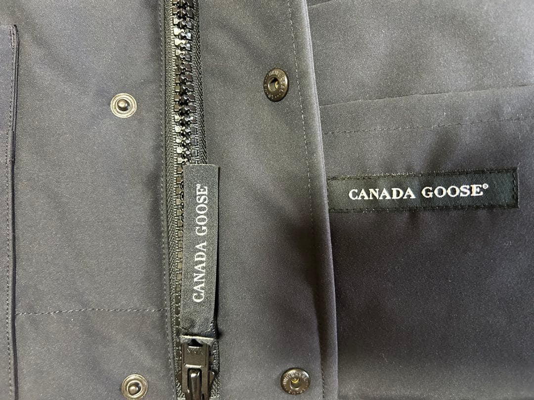 カナダグース ベスト M/M ネイビー フリースタイル