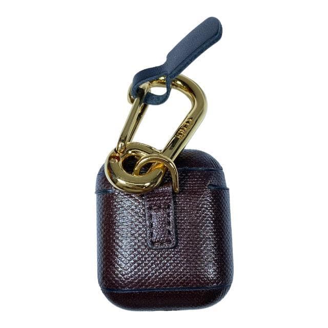 FENDI フェンディ エアーポッズ ケース FFロゴ レザー スネークスキン