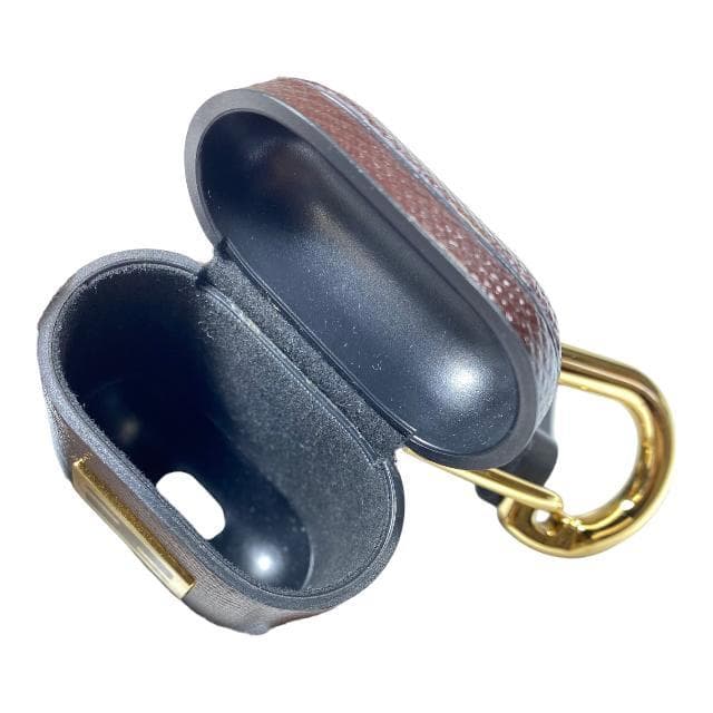 FENDI フェンディ エアーポッズ ケース FFロゴ レザー スネークスキン