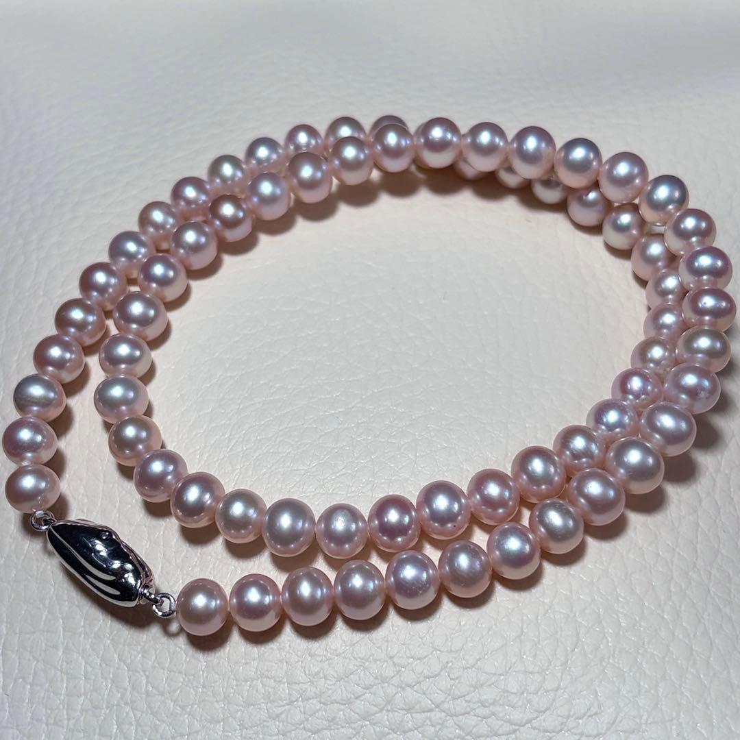 本真珠 パール ネックレス 約6.0~6.5m ジュエリー Pearl