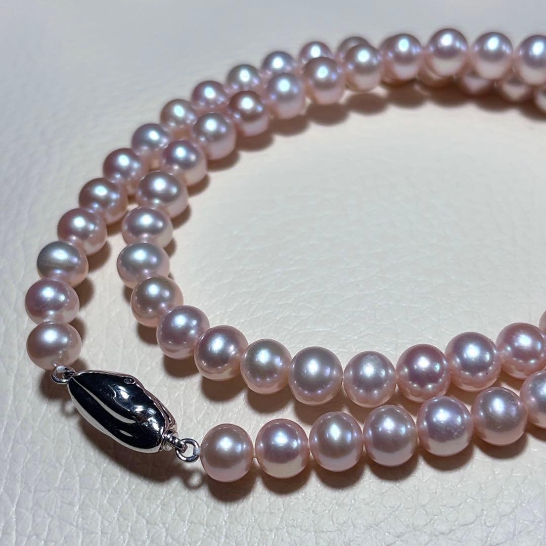 本真珠 パール ネックレス 約6.0~6.5m ジュエリー Pearl