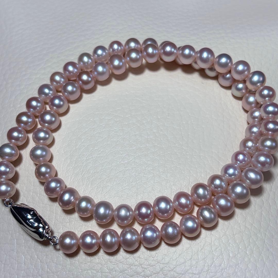 本真珠 パール ネックレス 約6.0~6.5m ジュエリー Pearl