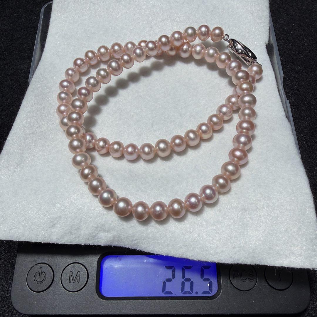 本真珠 パール ネックレス 約6.0~6.5m ジュエリー Pearl