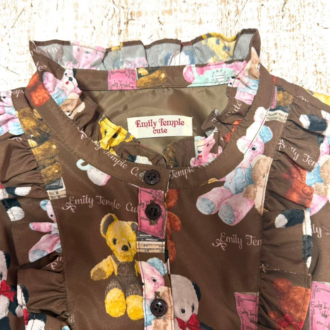 エミリーテンプルキュート くま柄 ワンピース