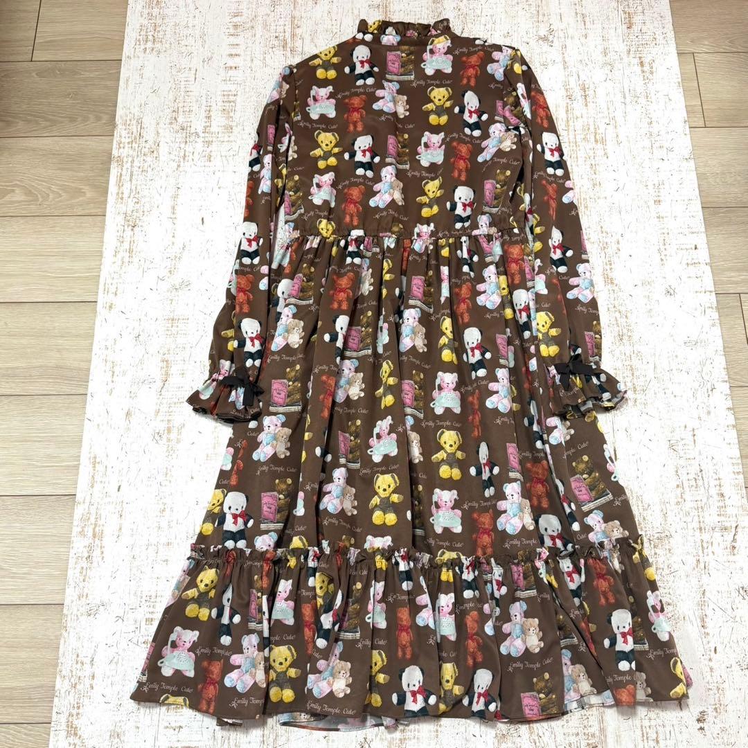 エミリーテンプルキュート くま柄 ワンピース