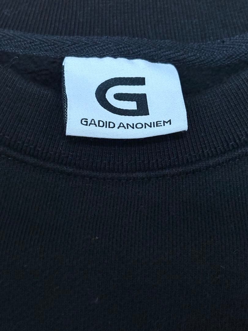 GADID ANONIEM スウェット　トレーナー　黒
