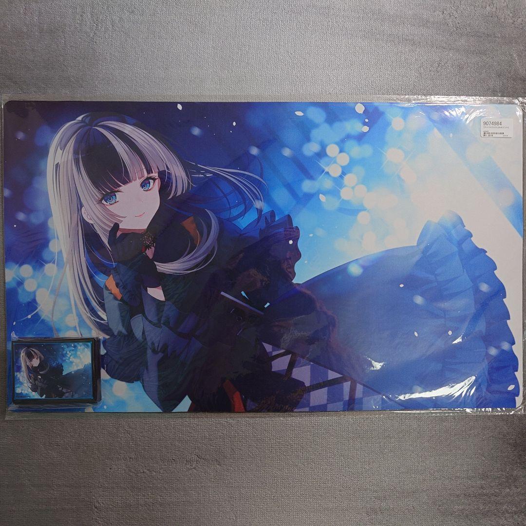 α1 ホロライブ 初期衣装&光る部屋 儒烏風亭らでん スリーブ&プレイマット