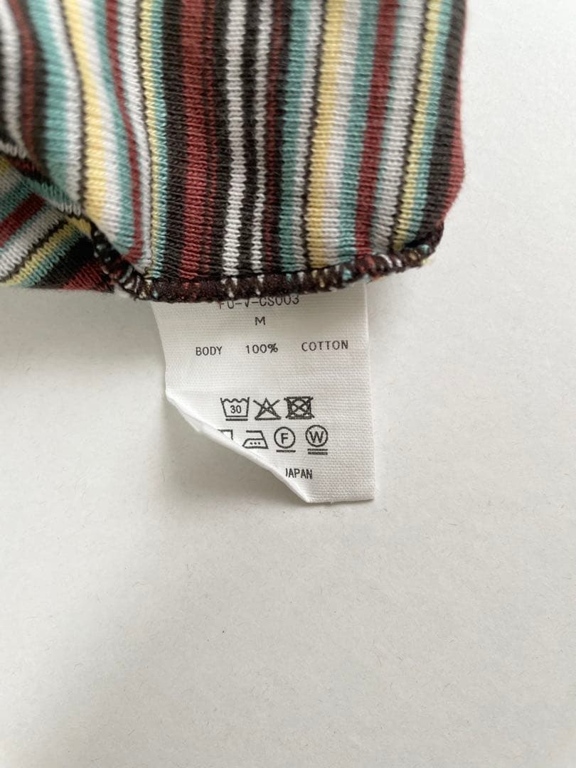 トップス FUMIKA_UCHIDA/MULTICOLOR STRIPE T-SHIRT