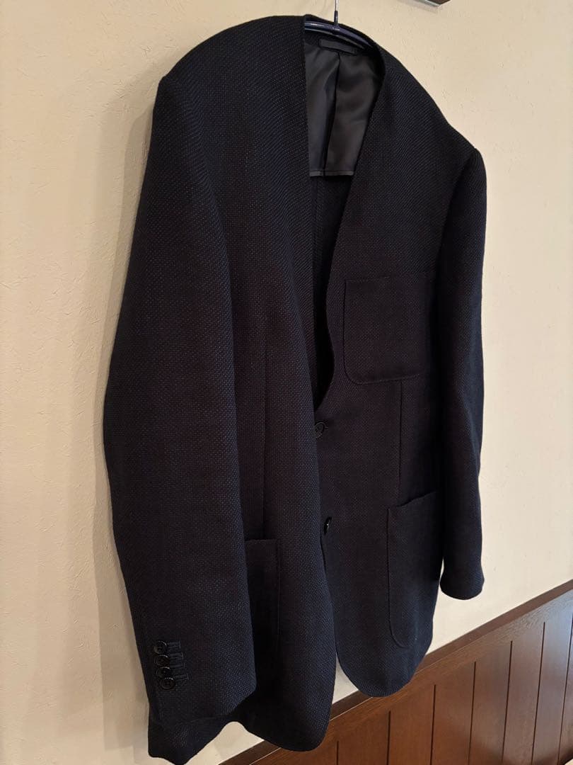 belvest ベルベスト　ノーカラージャケット　50