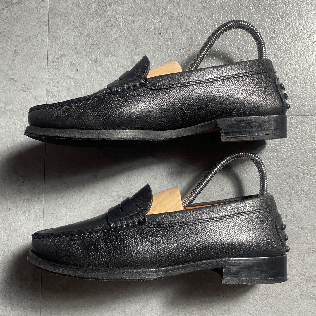 極美品✨️ TOD’S ローファー ドライビングシューズ ロゴ刻印 黒