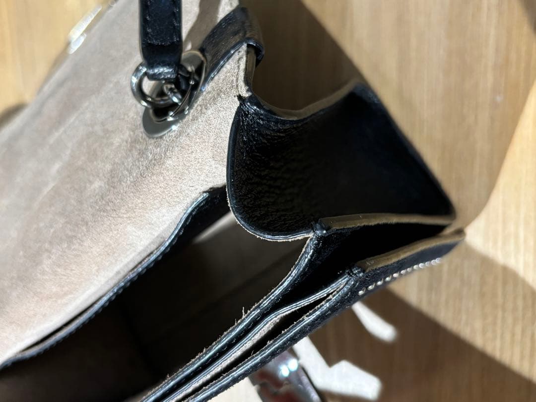 JIMMY CHOO ブラックパーティーバッグ