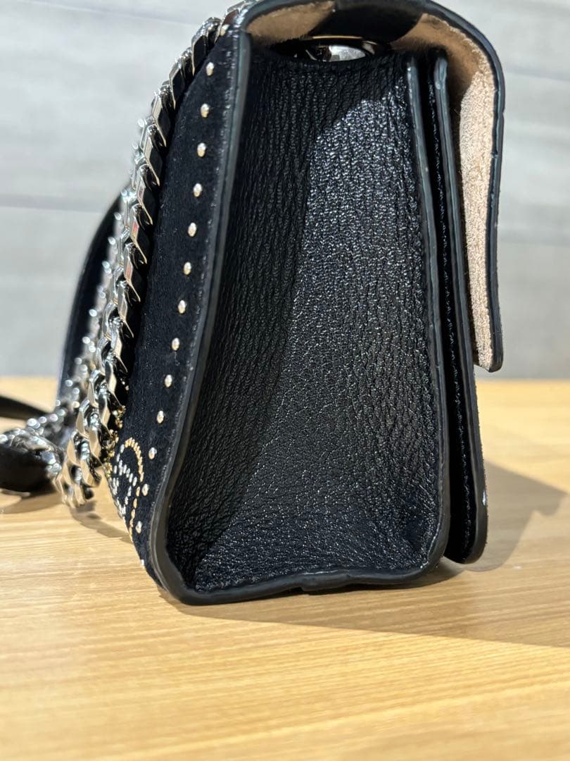 JIMMY CHOO ブラックパーティーバッグ