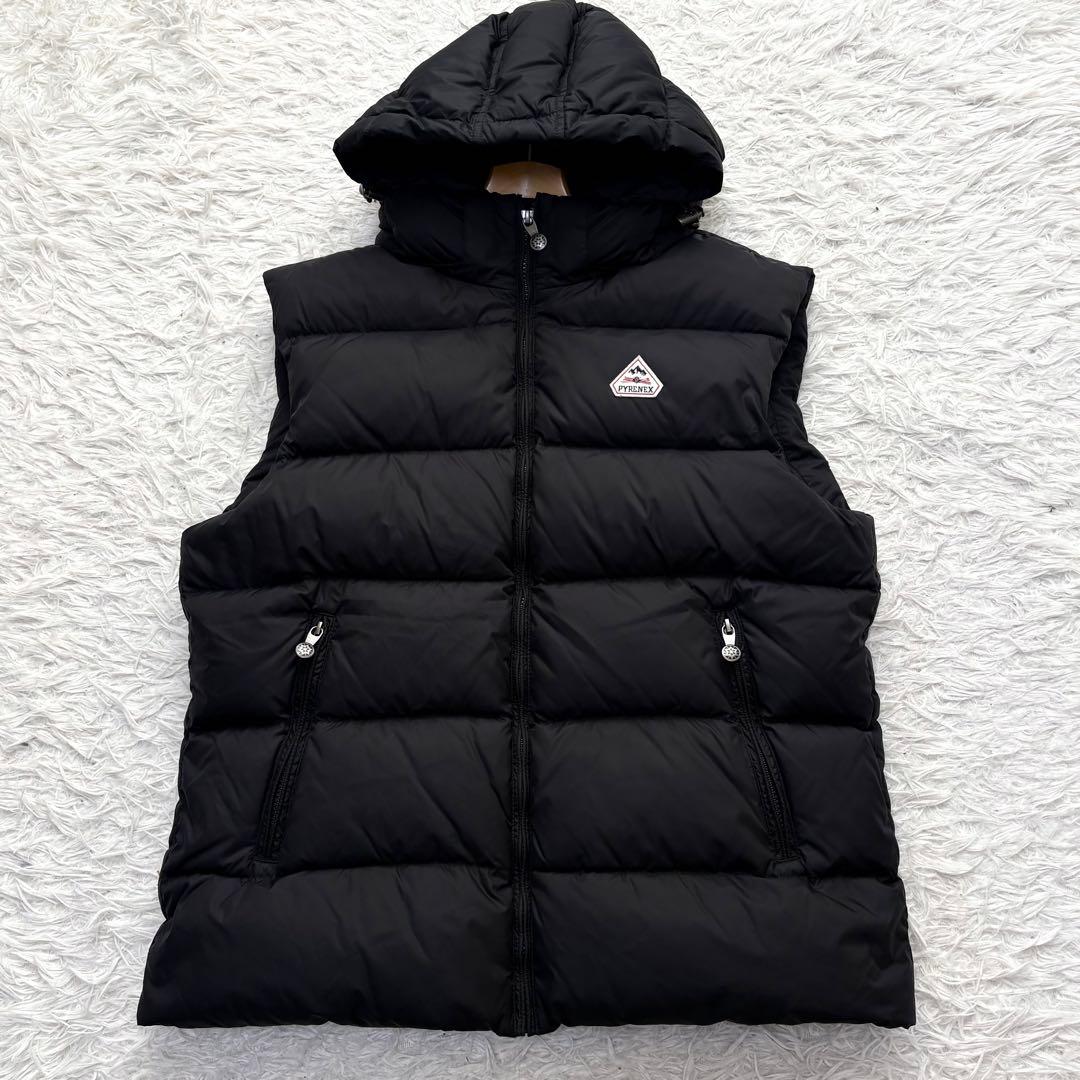 【未使用級 近年モデル】 PYRENEX SPOUTNIC VEST ブラック