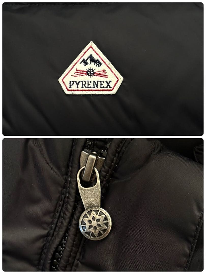 【未使用級 近年モデル】 PYRENEX SPOUTNIC VEST ブラック